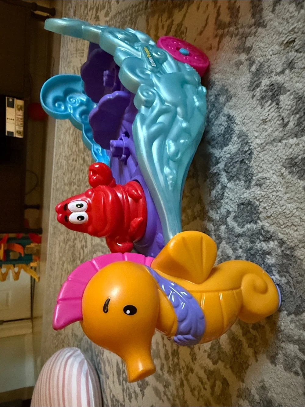 Fisher Price Little People Princess carriages- Little Mermaid and Cinderella